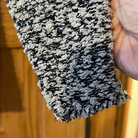 Jessica Simpson Black and Cream Cowl Neck Sweater - Picture 3 of 4